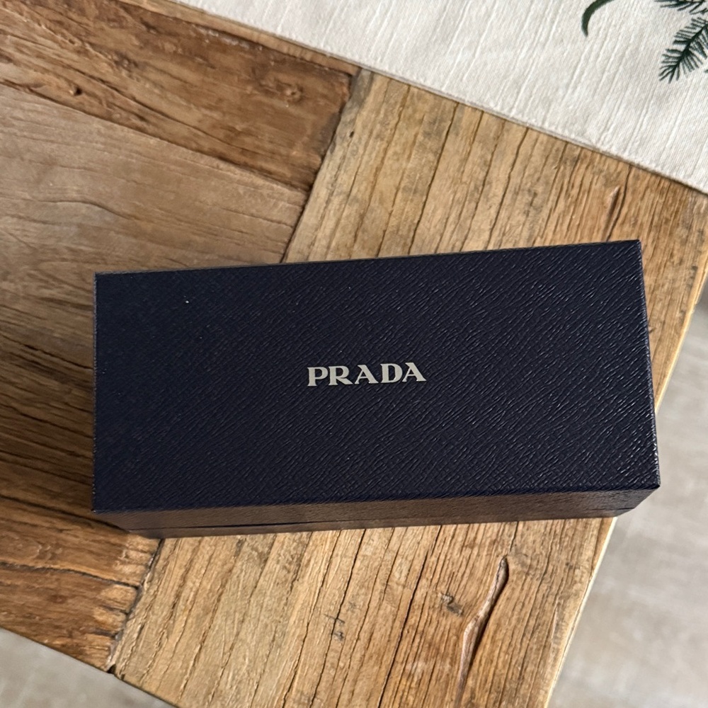 Prada Black Glasses Case for Men
